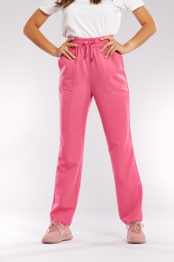 Spodnie medyczne różowe TIBIA - Lady in pink