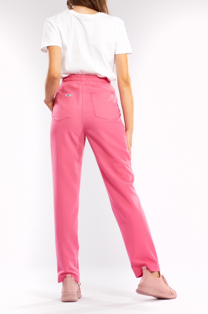 Spodnie medyczne różowe TIBIA - Lady in pink