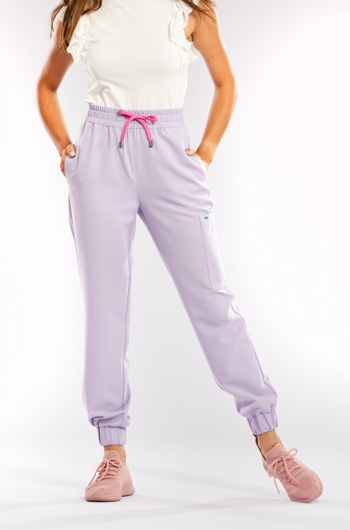 Spodnie medyczne lawendowe OSSA - Lavender field