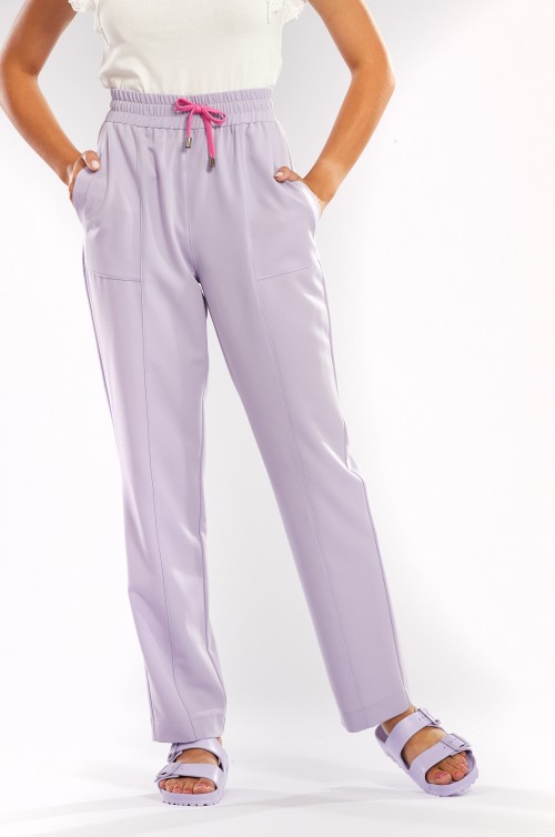 Spodnie medyczne lawendowe TIBIA - Lavender field