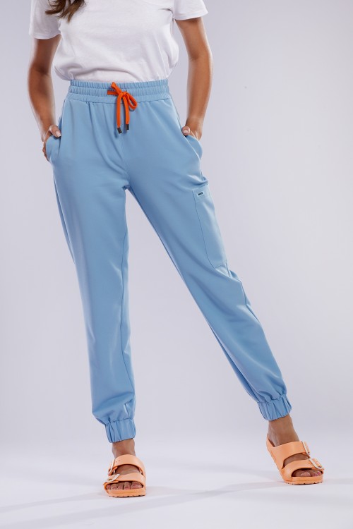 Spodnie medyczne niebieskie OSSA - Azzurro
