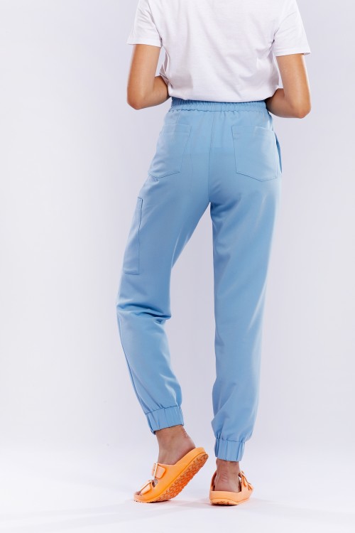 Spodnie medyczne niebieskie OSSA - Azzurro