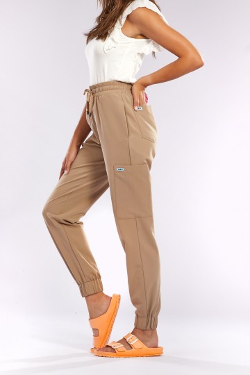 Spodnie medyczne beżowe OSSA  - Caffe latte please! 2