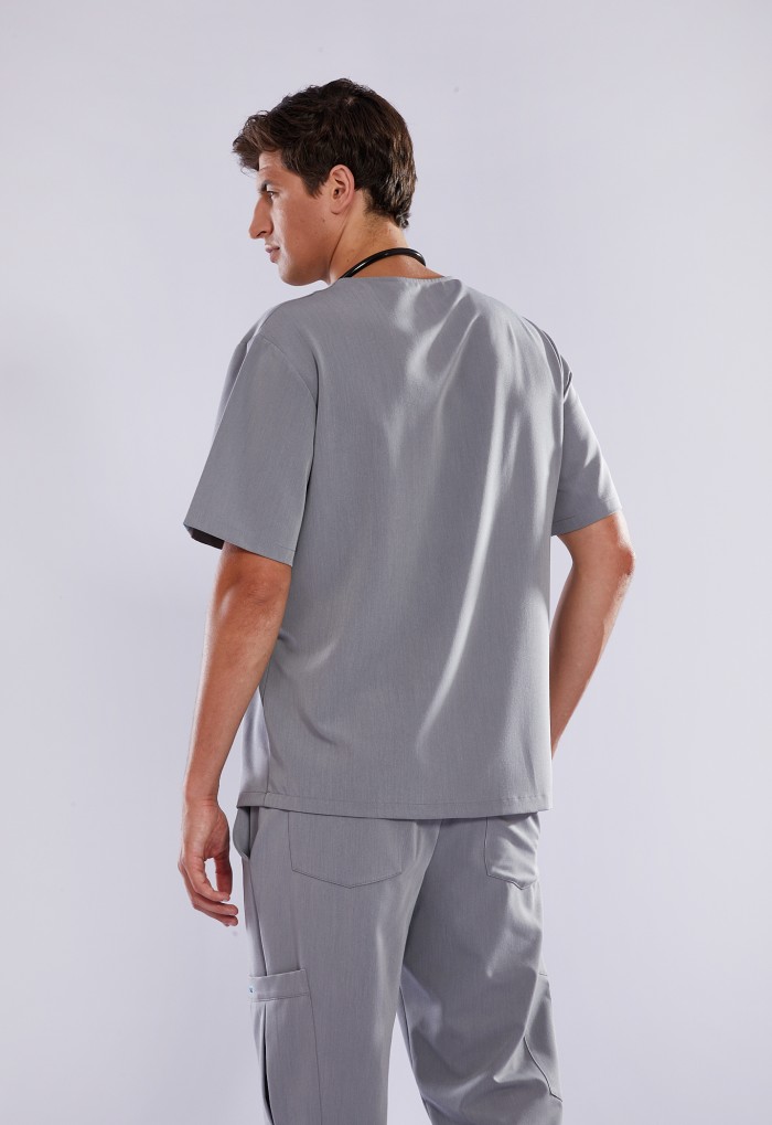 Bluza medyczna męska szara - Just Gray