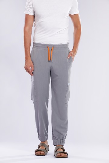 Spodnie medyczne męskie szare - Just gray