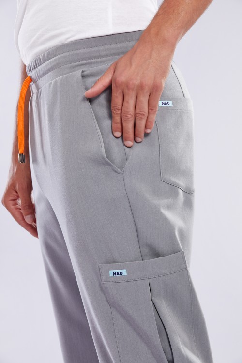 Spodnie medyczne męskie szare - Just gray