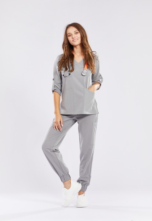 Bluza medyczna szara Palma – Gray whisper