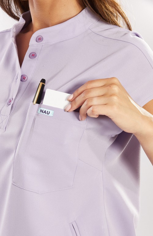 Bluza medyczna lawendowa Costa – Lavender field