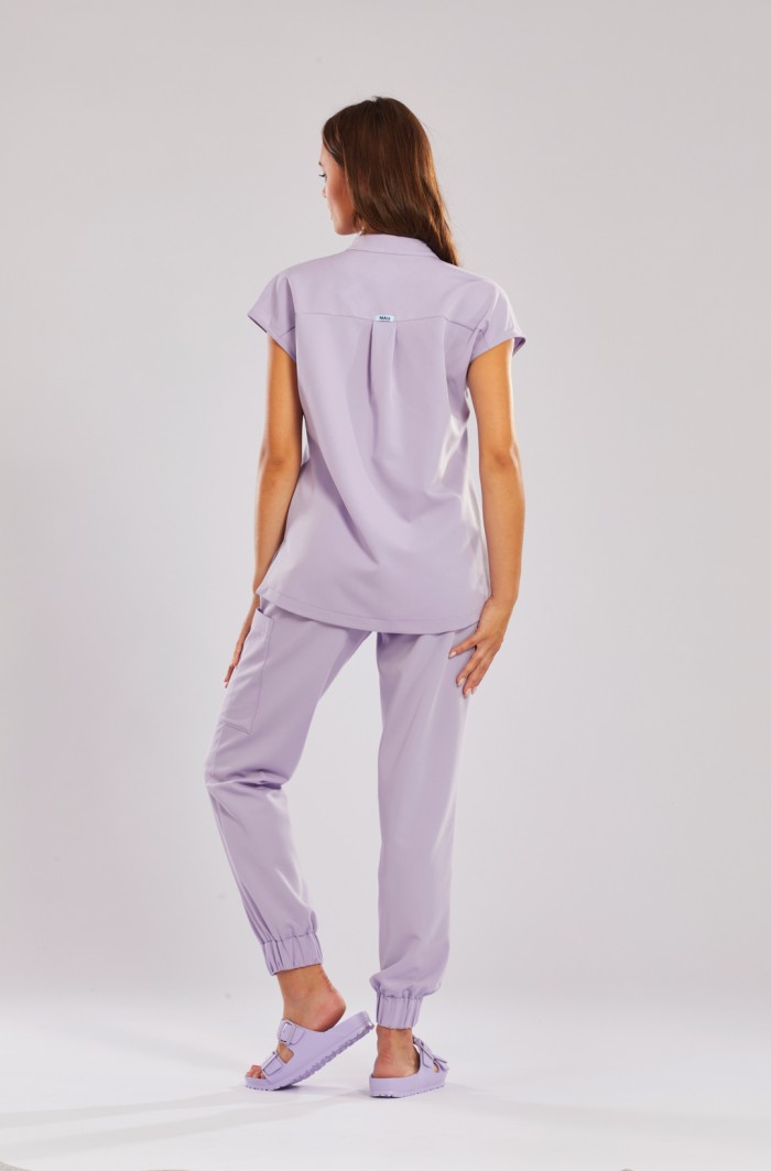 Bluza medyczna lawendowa Costa – Lavender field