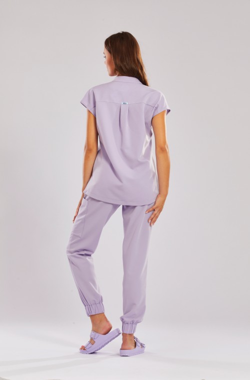 Bluza medyczna lawendowa Costa – Lavender field