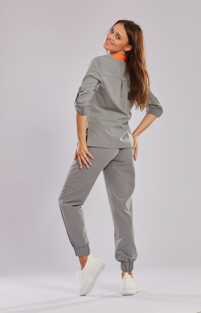 Bluza medyczna szara Palma – Gray whisper