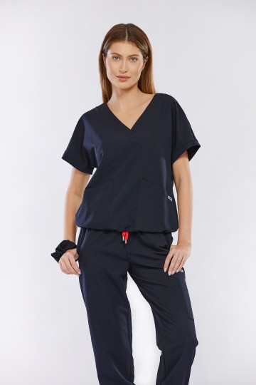 Bluza medyczna granatowa Vita - Blueberry Midnight 2