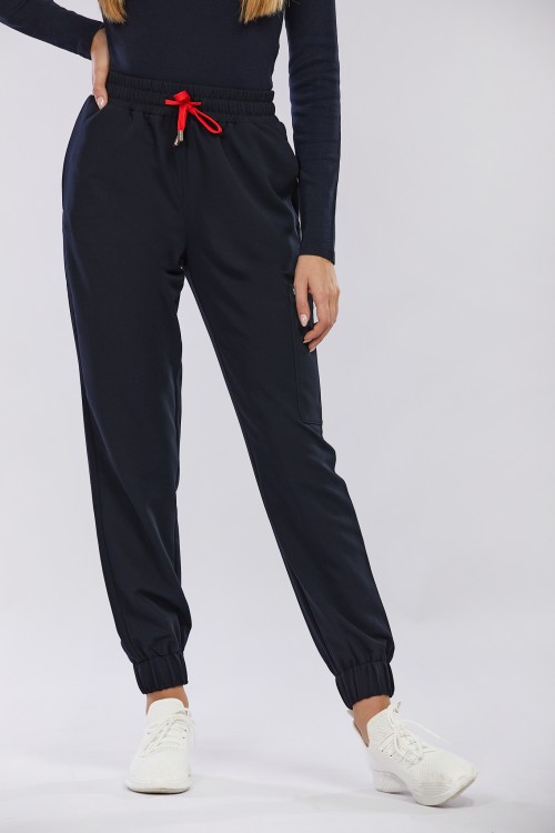 Spodnie medyczne damskie granatowe OSSA - Blueberry Midnhight