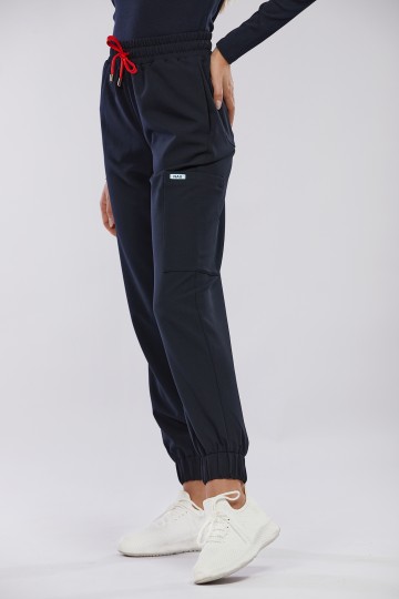 Spodnie medyczne damskie granatowe OSSA - Blueberry... 2