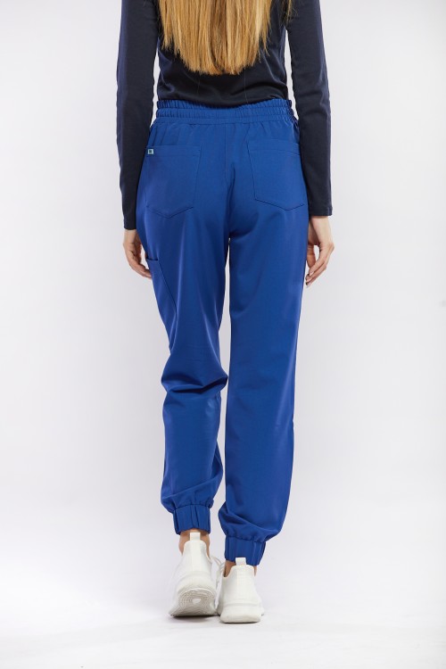 Spodnie medyczne damskie niebieskie OSSA - Sooo royal