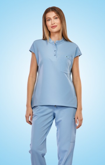 Bluza medyczna niebieska Costa – Azzurro