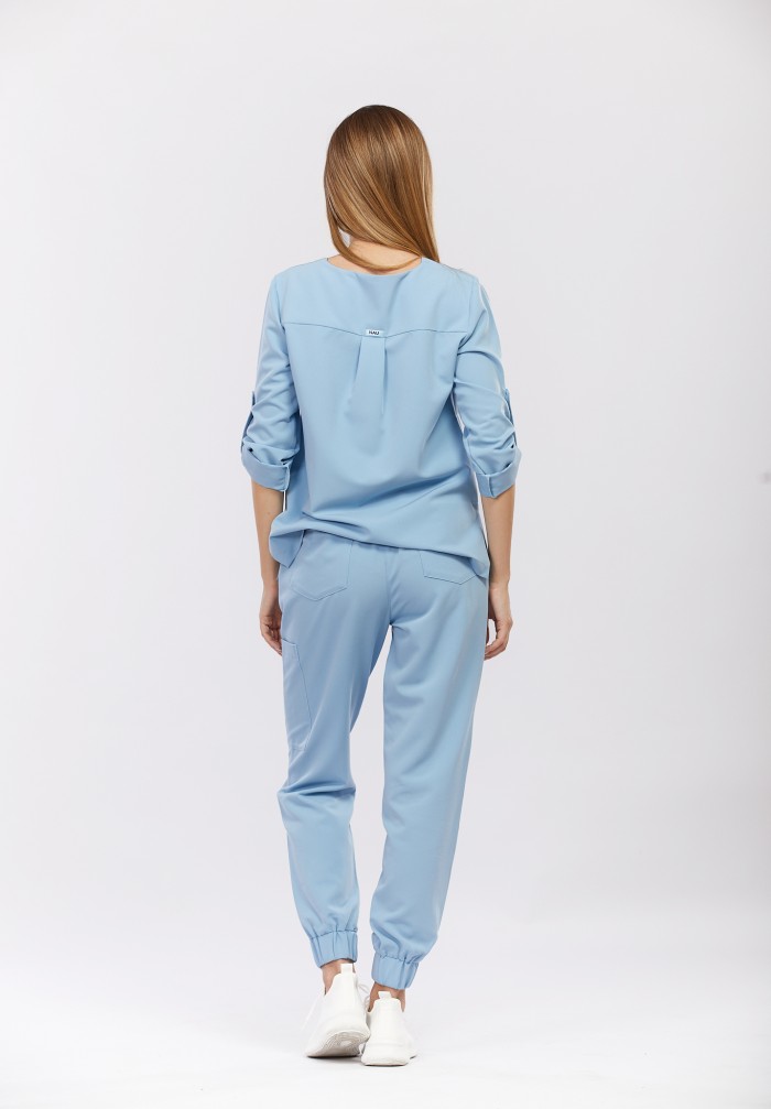 Bluza medyczna niebieska Palma – Azzurro