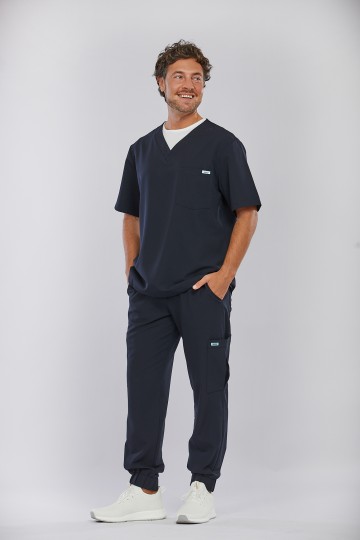 Bluza medyczna męska granatowa - Midnignht Bluberry 2