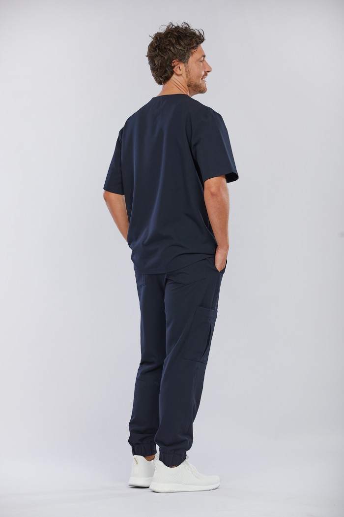 Bluza medyczna męska granatowa - Midnignht...