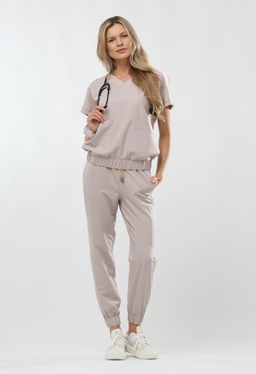 Bluza medyczna beżowa Vita - Frosted latte, Love